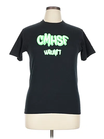 Pre-owned Gildan Short Sleeve T-shirt In Black