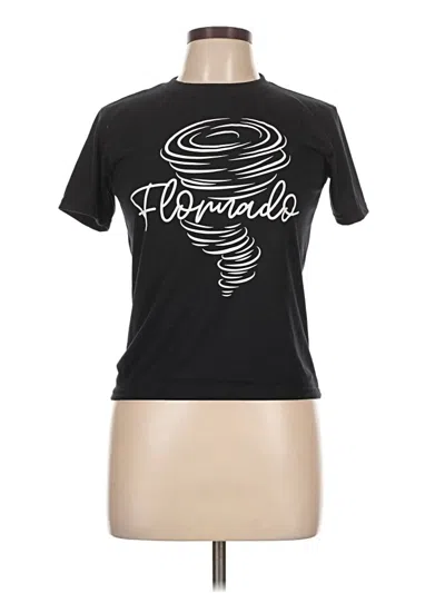 Pre-owned Gildan Short Sleeve T-shirt In Black