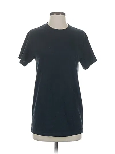 Pre-owned Gildan Short Sleeve T-shirt In Black