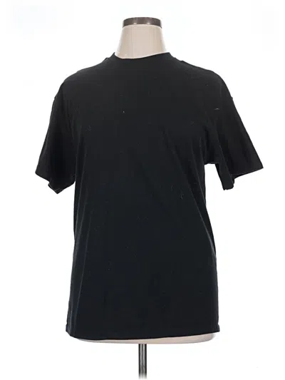 Pre-owned Gildan Short Sleeve T-shirt In Black