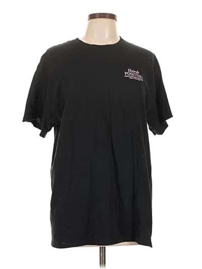 Pre-owned Gildan Short Sleeve T-shirt In Black