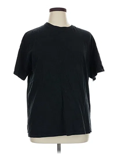 Pre-owned Gildan Short Sleeve T-shirt In Black