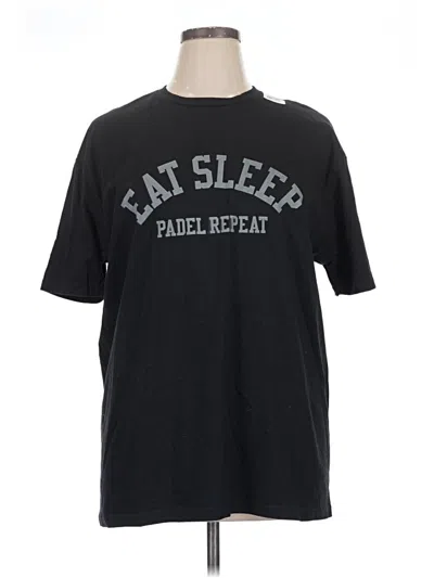 Pre-owned Gildan Short Sleeve T-shirt In Black