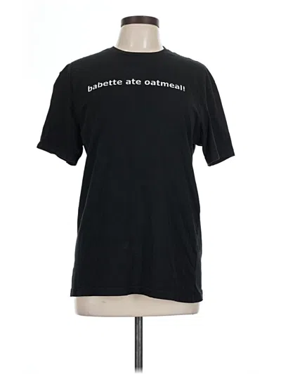 Pre-owned Gildan Short Sleeve T-shirt In Black