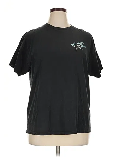 Pre-owned Gildan Short Sleeve T-shirt In Black