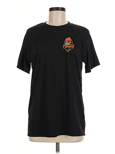 Pre-owned Gildan Short Sleeve T-shirt In Black