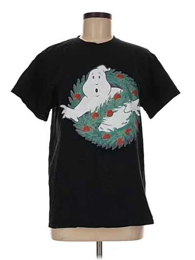 Pre-owned Gildan Short Sleeve T-shirt In Black