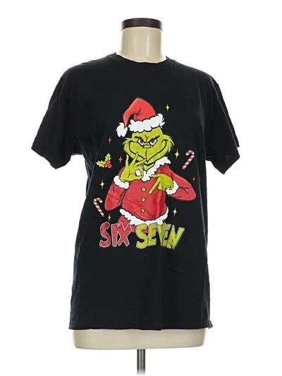 Pre-owned Gildan Short Sleeve T-shirt In Black