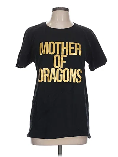 Pre-owned Gildan Short Sleeve T-shirt In Black