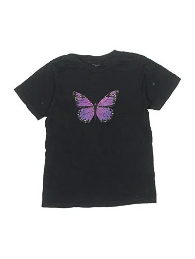 Pre-owned Gildan Kids' Short Sleeve T-shirt In Black