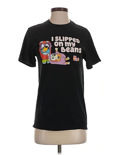Pre-owned Gildan Short Sleeve T-shirt In Black