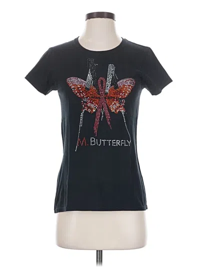 Pre-owned Gildan Short Sleeve T-shirt In Black