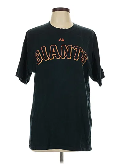 Pre-owned Gildan Short Sleeve T-shirt In Black