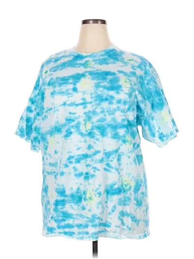 Pre-owned Gildan Short Sleeve T-shirt In Blue