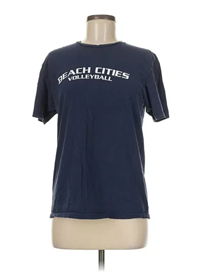 Pre-owned Gildan Short Sleeve T-shirt In Blue