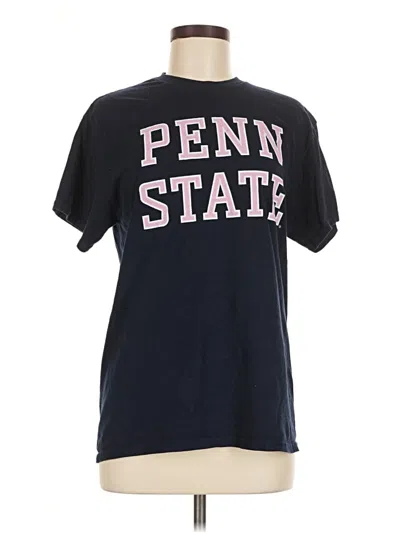 Pre-owned Gildan Short Sleeve T-shirt In Blue