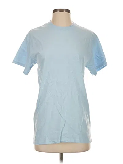 Pre-owned Gildan Short Sleeve T-shirt In Blue