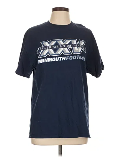 Pre-owned Gildan Short Sleeve T-shirt In Blue