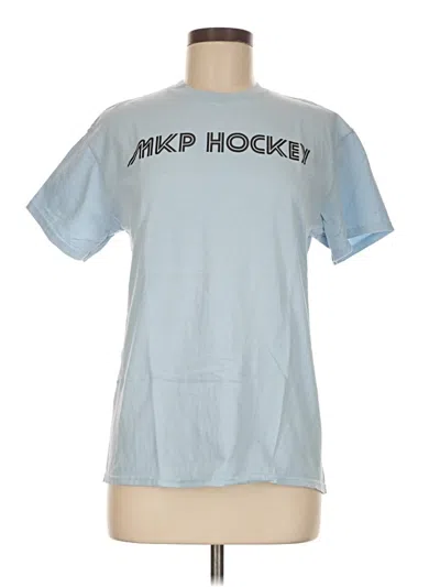Pre-owned Gildan Short Sleeve T-shirt In Blue
