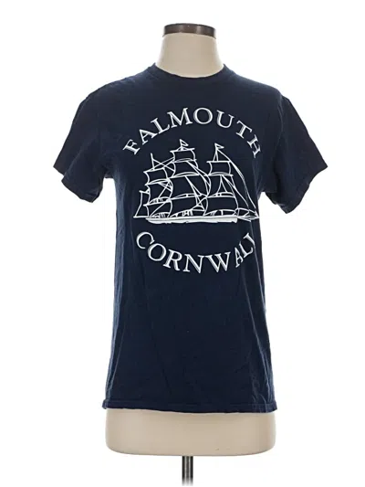 Pre-owned Gildan Short Sleeve T-shirt In Blue
