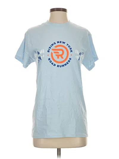 Pre-owned Gildan Short Sleeve T-shirt In Blue