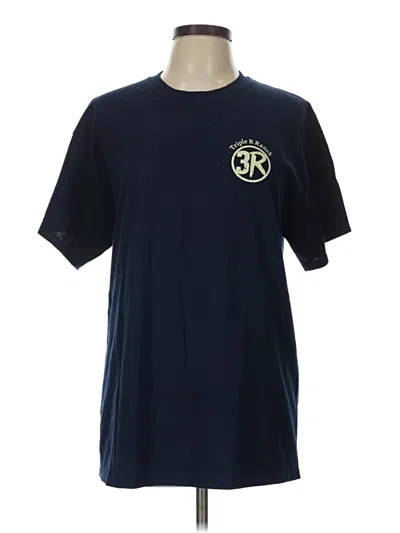 Pre-owned Gildan Short Sleeve T-shirt In Blue