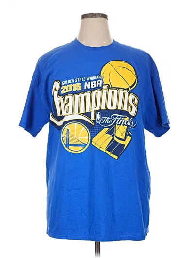 Pre-owned Gildan Short Sleeve T-shirt In Blue