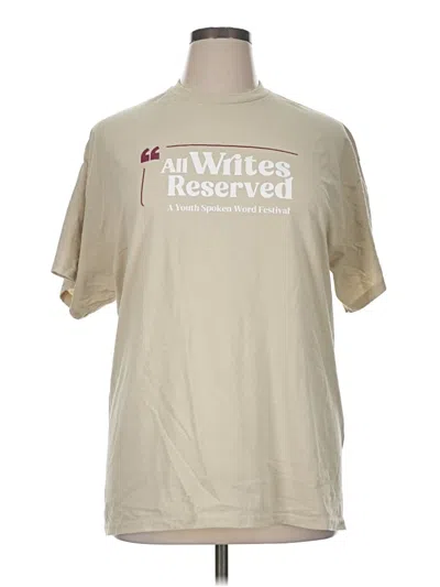 Pre-owned Gildan Short Sleeve T-shirt In Brown