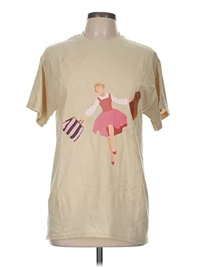 Pre-owned Gildan Short Sleeve T-shirt In Brown