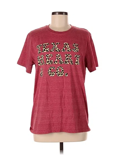 Pre-owned Gildan Short Sleeve T-shirt In Burgundy