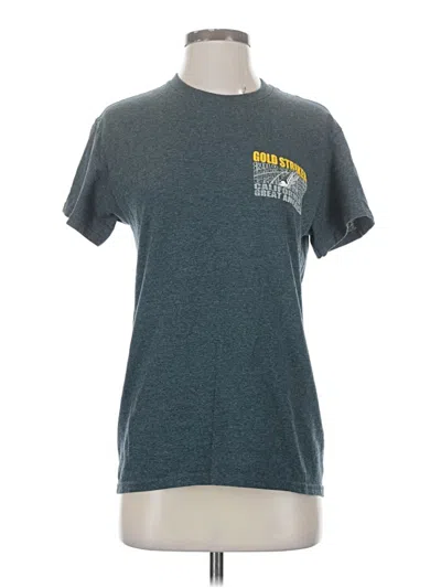 Pre-owned Gildan Short Sleeve T-shirt In Gray