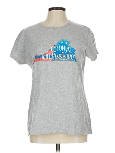 Pre-owned Gildan Short Sleeve T-shirt In Gray