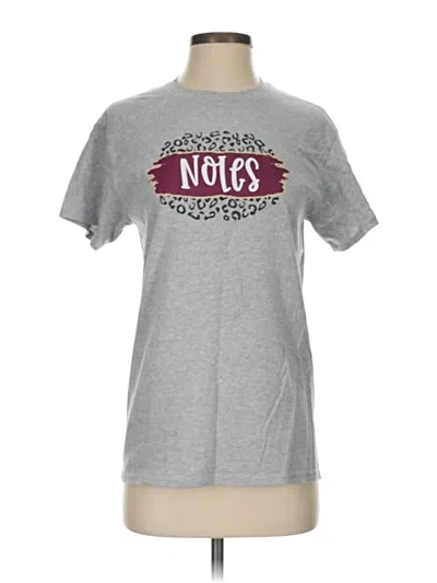 Pre-owned Gildan Short Sleeve T-shirt In Gray