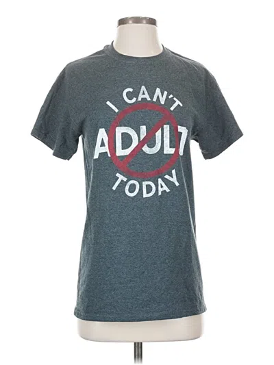 Pre-owned Gildan Short Sleeve T-shirt In Gray