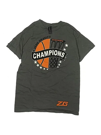 Pre-owned Gildan Kids' Short Sleeve T-shirt In Gray