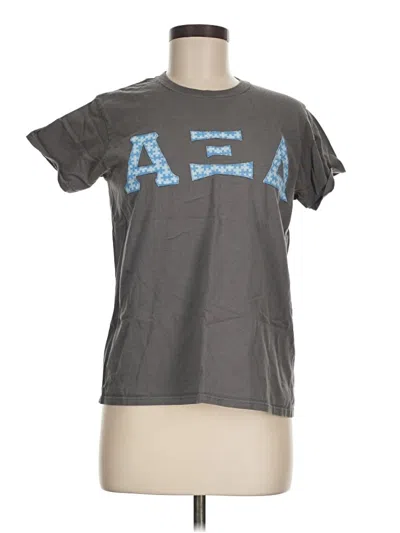 Pre-owned Gildan Short Sleeve T-shirt In Gray