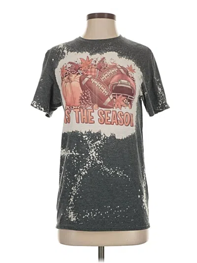 Pre-owned Gildan Short Sleeve T-shirt In Gray