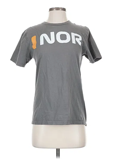Pre-owned Gildan Short Sleeve T-shirt In Gray