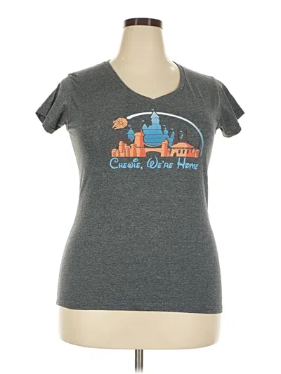 Pre-owned Gildan Short Sleeve T-shirt In Gray