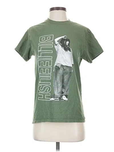 Pre-owned Gildan Short Sleeve T-shirt In Green