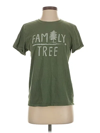 Pre-owned Gildan Short Sleeve T-shirt In Green