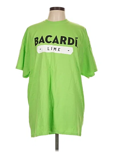 Pre-owned Gildan Short Sleeve T-shirt In Green