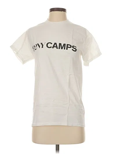 Pre-owned Gildan Short Sleeve T-shirt In Ivory