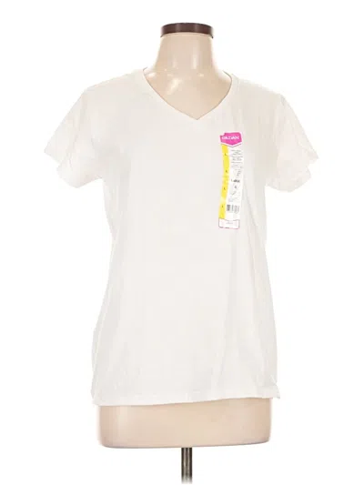Pre-owned Gildan Short Sleeve T-shirt In Ivory