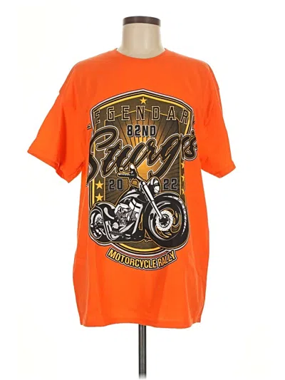 Gildan Short Sleeve T-shirt In Orange