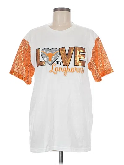 Pre-owned Gildan Short Sleeve T-shirt In Orange