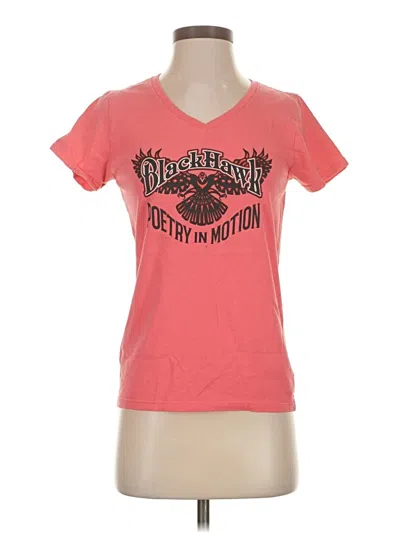 Pre-owned Gildan Short Sleeve T-shirt In Pink