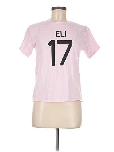 Pre-owned Gildan Short Sleeve T-shirt In Pink