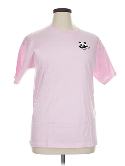 Pre-owned Gildan Short Sleeve T-shirt In Pink