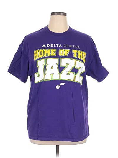 Pre-owned Gildan Short Sleeve T-shirt In Purple